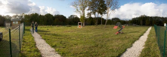 Education canine de Charny - Vue panoraique du terrain