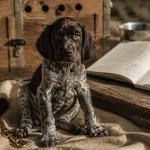Braque allemand chiot assis, prix et élevage : points à vérifier
