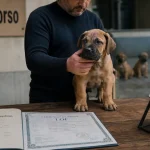 Cane corso chiot chez un éleveur sérieux, dossier LOF et certificat.