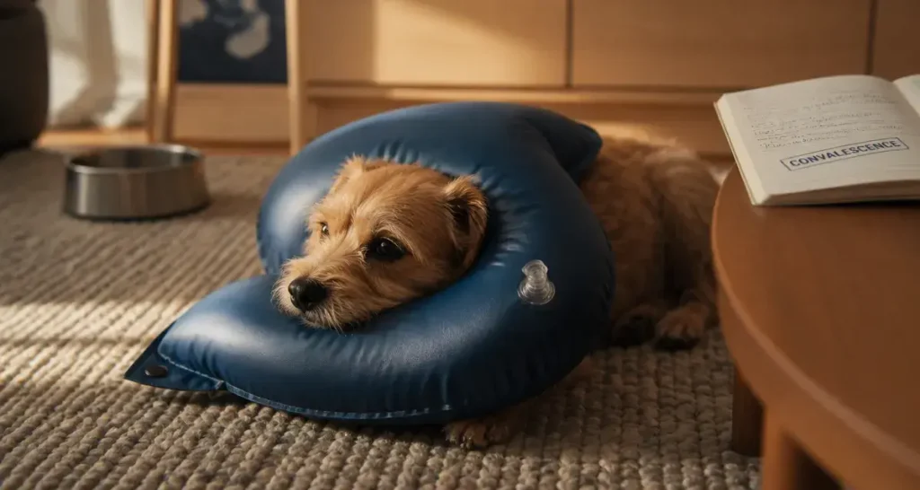 Collier lune pour chien : protéger les plaies sans sacrifier le confort