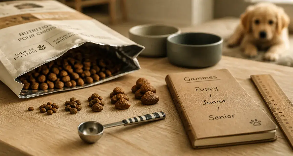 Happy dog croquettes chien : gammes Puppy Junior Senior
