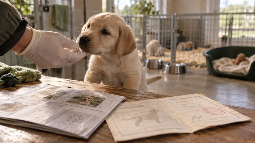Chiot Labrador : un mauvais choix d’élevage peut peser longtemps