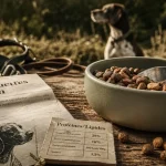 Croquettes pour chien de chasse : 28/16, 32/16 ou light, gamelle avec croquettes