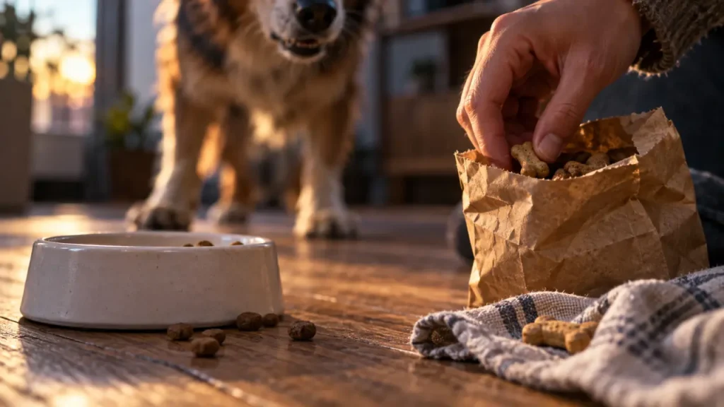 Mon chien ne mange plus ses croquettes : caprice ou douleur, le détail qui change tout