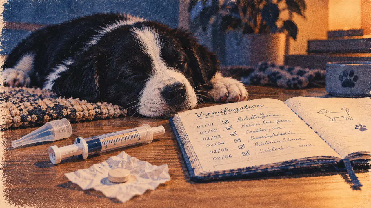 Vermifuge chiot : calendrier de vermifugation et dosage