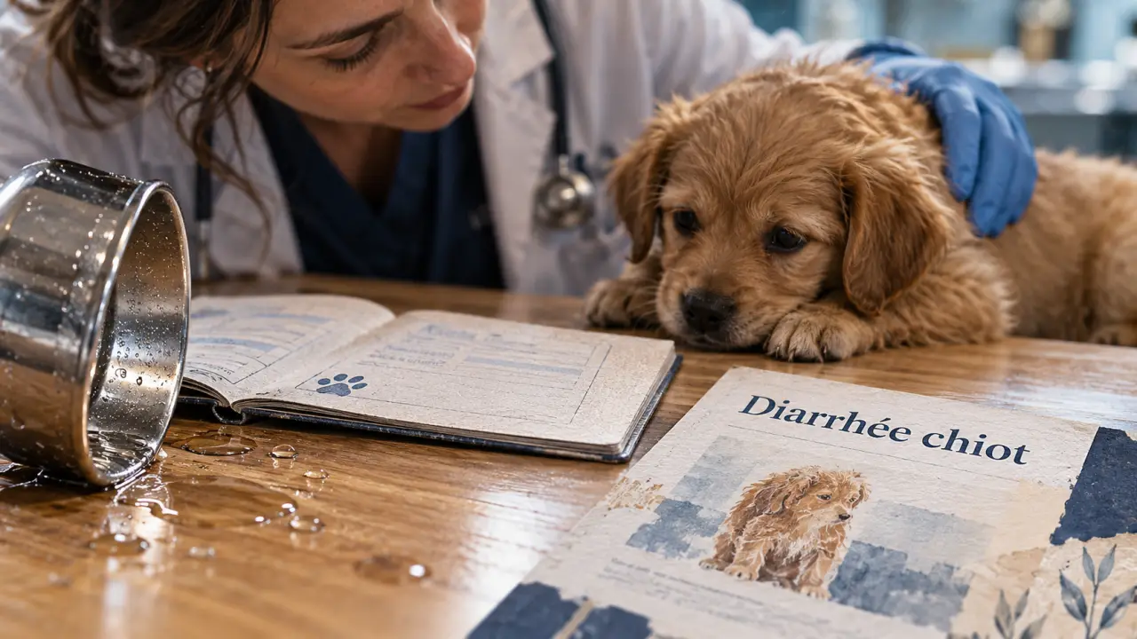 Chiot diarrhée : signes qui imposent de consulter