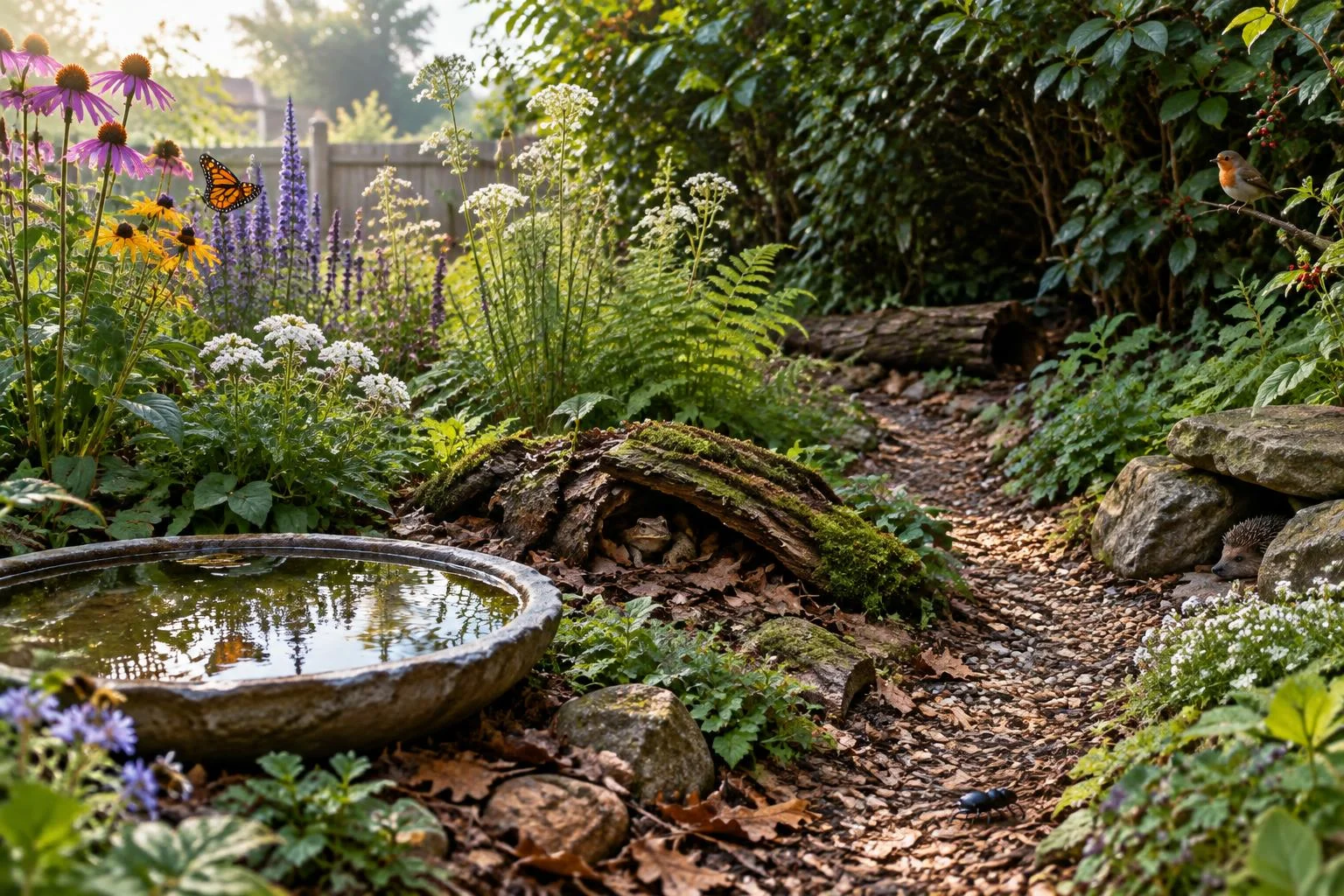 Jardin pour la petite faune : 5 refuges naturels