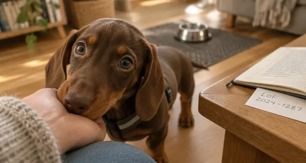 Teckel chiot : 60 minutes d’activité et 4 repères avant l’adoption